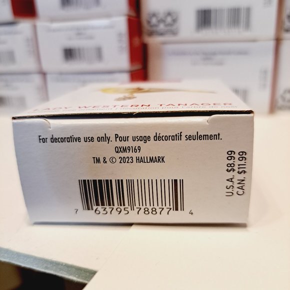 2023 HALLMARK Keepsake LADY WESTERN TANAGER Miniature Ornament BRAND NEW - Picture 5 of 8